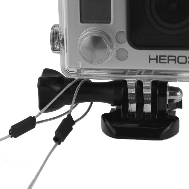 CamKix حبل حديدي من الفولاذ المقاوم للصدأ CamKix - 30 بوصة - متوافق مع Gopro Hero 8، 7، 6، 5 بلاك، سيشن، هيرو 4، سيشن، بلاك، فضي، هيرو+ LCD، 3+، 3، 2، 1 - قابل للتخصيص - Image 2